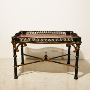 漆金鏤空托盤桌